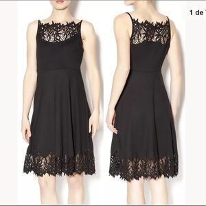 SALE ‼️Free People Black fit y flare stretch dress